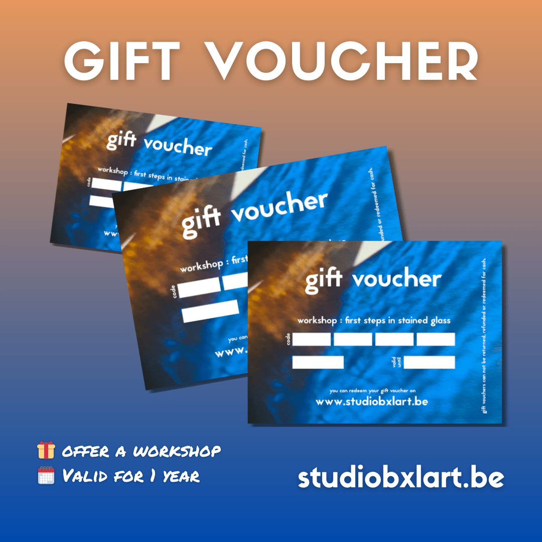 Gift Voucher | Workshop | 3 p. - voucher - studio bxlart